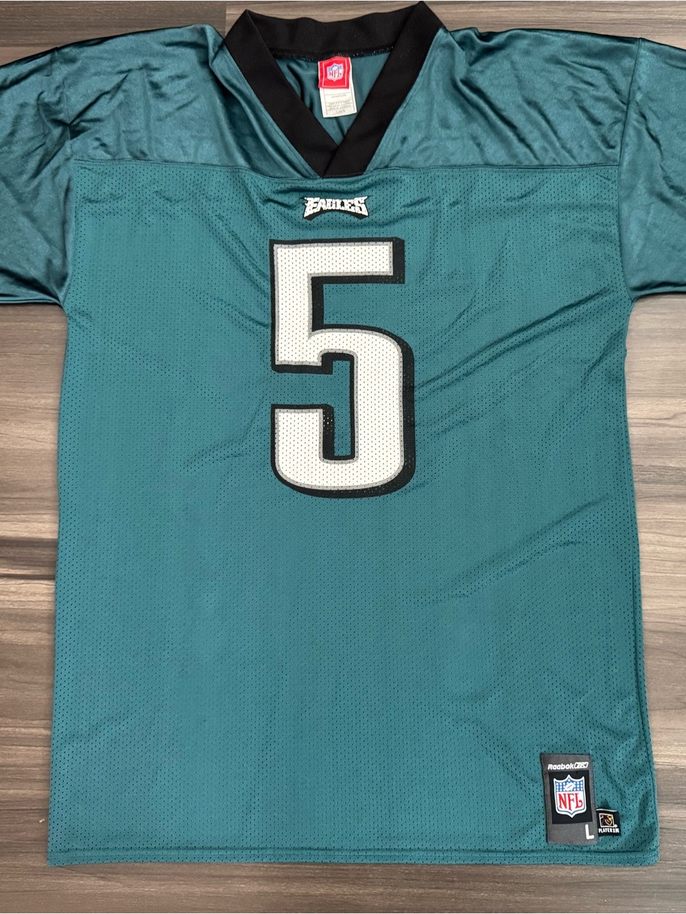 Reebok Philadelphia Eagles Donovan McNabb #5 NFL Home Jersey Men’s Large